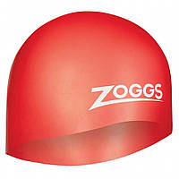Шапочка для плавания Easy-fit Silicone Cap Zoggs 465003.RD, красная, World-of-Toys