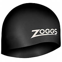 Шапочка для плавания Easy-fit Silicone Cap Zoggs 465003.BK, черная, World-of-Toys