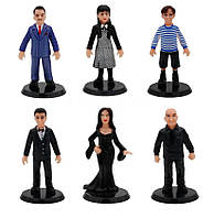 Набор фигурок Banpresto The Addams Family Wednesday Addams 9-10 см 6 шт Разноцветный UN, код: 8081680