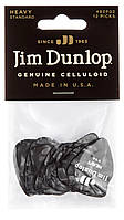 Медиаторы Dunlop 483P02HV Celluloid Black Pearloid Heavy Player's Pack (12 шт.) GM, код: 6555667