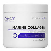 Хондропротектор для спорта OstroVit Marine Collagen 200 g 74 servings Pure FE, код: 7558859