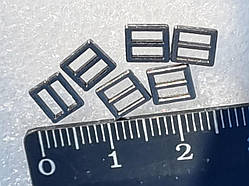 Пряжка, колір - Чорний, 5*6 мм №30