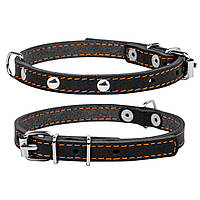 Ошейник Collar одинарный 14мм 27-35см Черный PK, код: 7561568