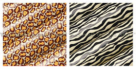 Трансфери — перекладні листи для шоколаду — Зебра та Леопард