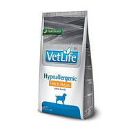 Сухой лечебный корм для собак Farmina Vet Life Hypoallergenic Fish Potato диет питание при п FE, код: 7623966