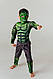 Карнавальний костюм Халка з м'язами для хлопчика, фото 5