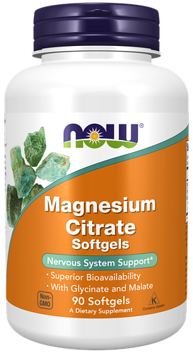 Now магний цитрат, глицинат, малат now foods magnesium citrate 90 ...
