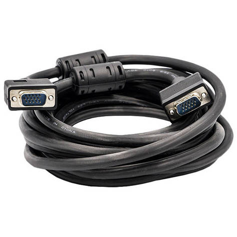 Кабель VGA - VGA 3м з феритовими кільцями, фото 1