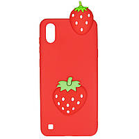 Чехол Cartoon Case 3D для Samsung Galaxy M10 Клубничка (arbc6345) FE, код: 1696293