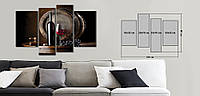 Модульная картина Декор Карпаты Vip Collection 120х80 см (VIP-M4-o690) GM, код: 978986