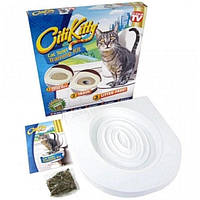 Накладка на унитаз для котов Citi Kitty Cat Toilet Training 8631 White N GM, код: 8151429