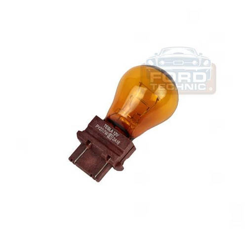 Лампочка габарит + поворот 2-х контактна WY21/5W 12V W2.5X16Q ORANGE ...