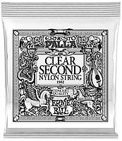 Струна Ernie Ball 1502 Clear 2nd Ernesto Palla Nylon Classical Guitar String .032 FE, код: 6555319