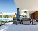 Набір пластикових меблів Keter Bahamas Set 230686 графіт, фото 4