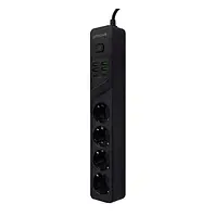 Сетевой фильтр Proove Power Socket P-04 (4 розетки + 4 USB + 2 Type-C) 2М