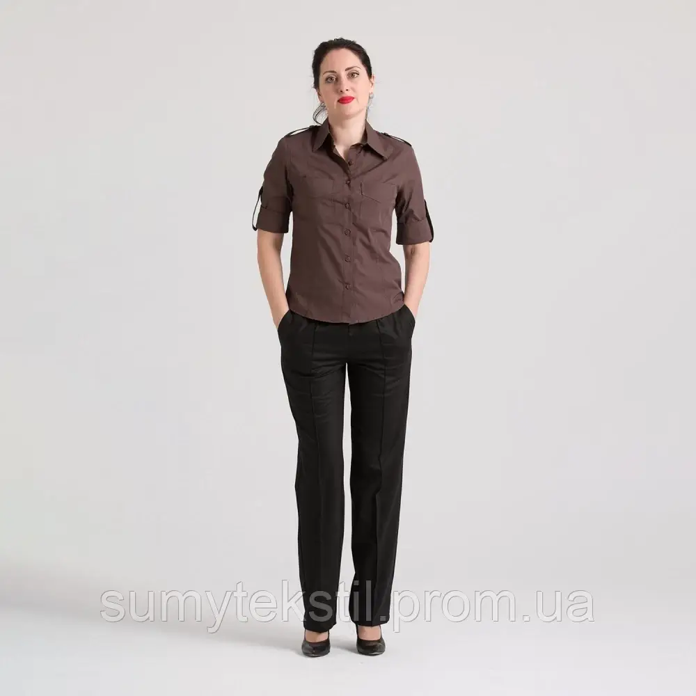 Жіноча блуза для адміністраторів, менеджерів та інших працівників сфери обслуговування - фото 5 - id-p1965566424