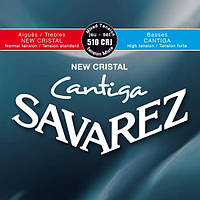 Струны для классической гитары Savarez 510CRJ New Cristal Cantiga Classical Strings Mixed Ten FE, код: 6555722