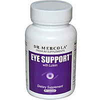 Витамины для глаз с лютеином, Dr. Mercola, Eye Support, 30 капсул (15692) TH, код: 1535544