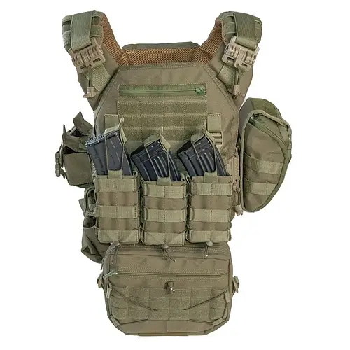 Купить Военный бронежилет 6 класса олива + 8 подсумков Тактический ...