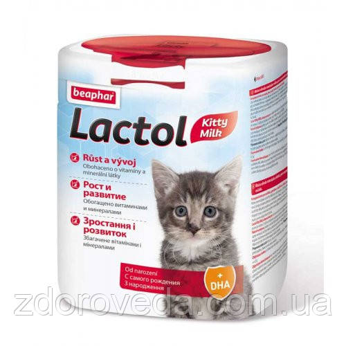 Beaphar Lactol Kitty Milk замінник молока для кошенят, 500 г