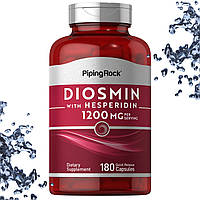 Для вен Piping Rock Diosmin with Hesperedin (Диосмин и Хеспередин) 1200 мг на порцию 180 капсул