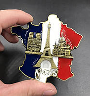 Магнит на холодильник сувенир символ я люблю Франции эйфелева башня Париж Paris Франция