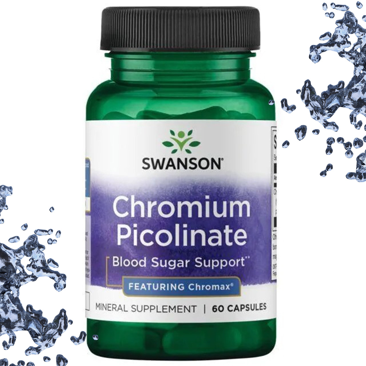 Хром піколінат Swanson Chromium Picolinate 200 мкг 60 капсул, фото 1