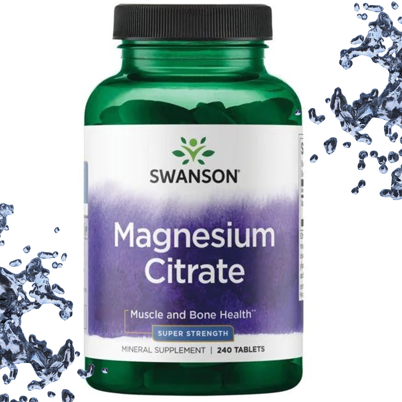 Магній Цитрат Swanson Magnesium Citrate 240 таблеток