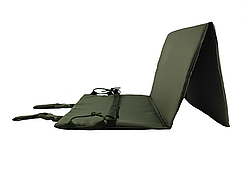 Тактичний килимок каремат для сидіння WinTac 30х90см потрійний п'ятиточка олива