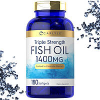 Рыбий жир Carlyle Triple Strength Fish Oil 1400 мг 180 гелевых капсул