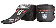 Бинти на лікоть Power System PS-3600 Elbow Wraps Red/Black(пара)