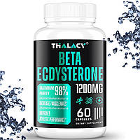 Экдустерон Thalacy Beta Ecdysterone 1200 мг на порцию 60 капсул