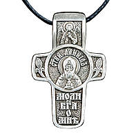 Крест нательный посеребренный Silvering Данил Святой Пророк Даниил 3х1,8х0,2 см (19545) BB, код: 6838731