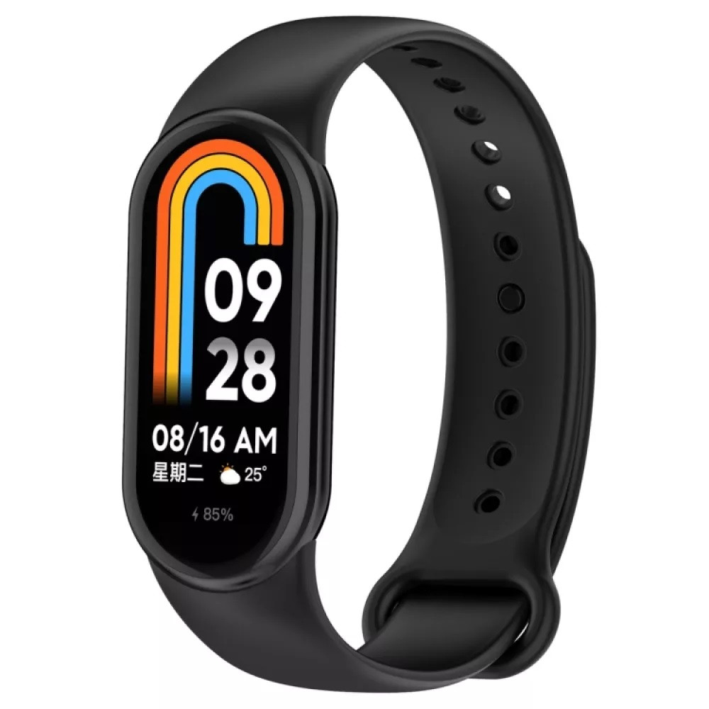Ремінець для фітнес браслета Xiaomi Mi Band 8 і 9 чорний