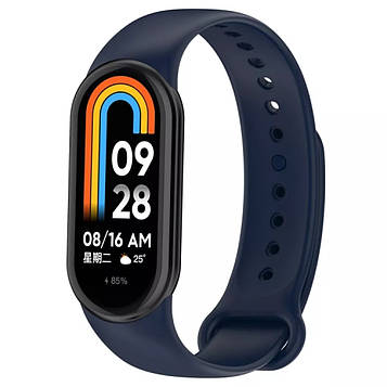 Ремінець для фітнес браслета Xiaomi Mi Band 8 і 9 темно-синій