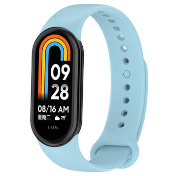 Ремінець для фітнес браслета Xiaomi Mi Band 8 і 9 блакитний