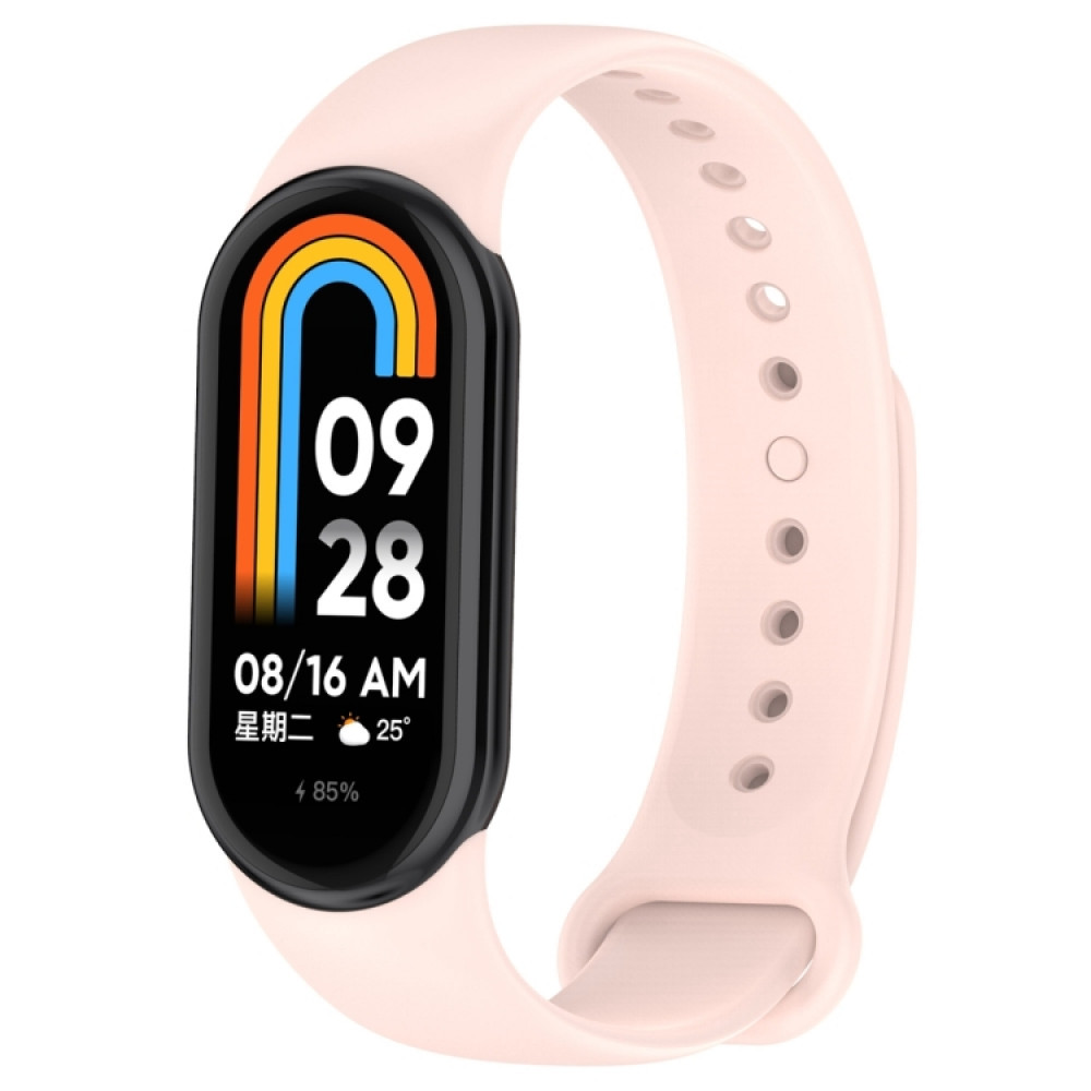 Ремінець для фітнес браслета Xiaomi Mi Band 8 і 9 блідо-рожевий