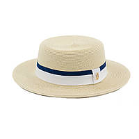 Шляпа канотье ДИНСОН беж SumWin 55-58 CP, код: 7571746