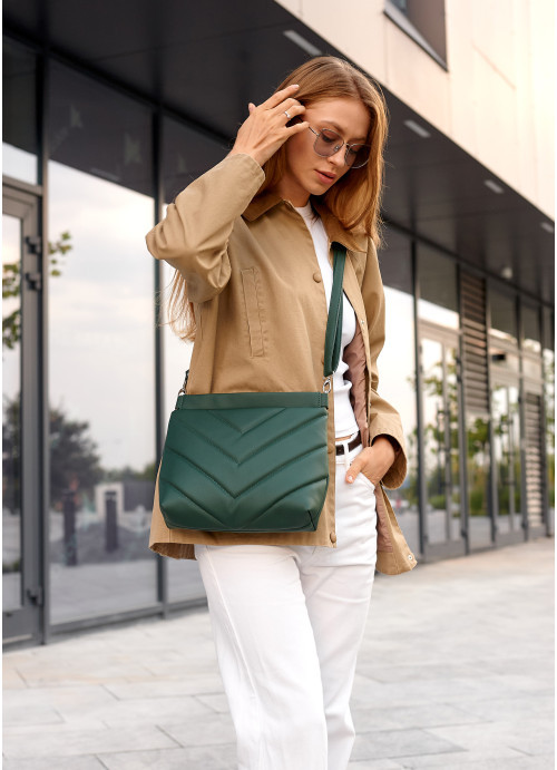 Сумка Кросбоді Rose SRN зелена, фото 1