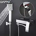 Змішувач для ванни GAPPO G3207, хром, фото 4
