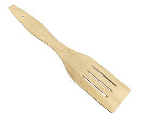 Лопатка кулінарна Карпати перфорована довжина 28 см дерево (3467)