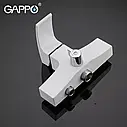 Змішувач для ванни GAPPO G2207-7, білий/хром, фото 5
