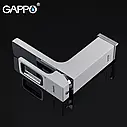 Змішувач для умивальника GAPPO G1017-8, білий/хром, фото 7