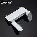Змішувач для ванни GAPPO G3248, білий/хром, фото 6