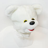 Детская маскарадная шапочка Zolushka медведь белый (ZL2372) (bbx)