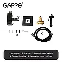 Гігієнічний душ GAPPO G7207-60 із термостатом, чорний, фото 8