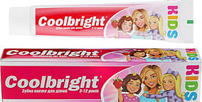 Дитяча зубна паста Coolbright Girls, для дівчаток (105г.) 3-12 років