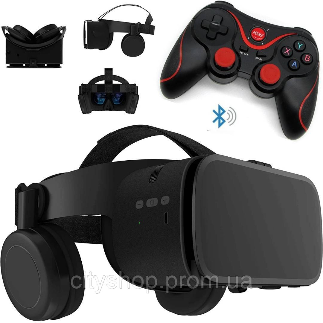 Купить 3D Очки шлем виртуальной реальности с джойстиком BOBO VR Z6 Game ...