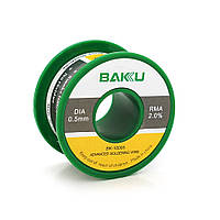 Припій BAKKU дротяний Solder wire BK10005 DIA 0,5mm (50g), OEM