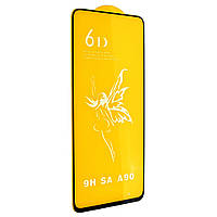 Защитное стекло 6D Premium Glass 9H Full Glue для Samsung A80 2019 A805 Black (00006670) AM, код: 1258923